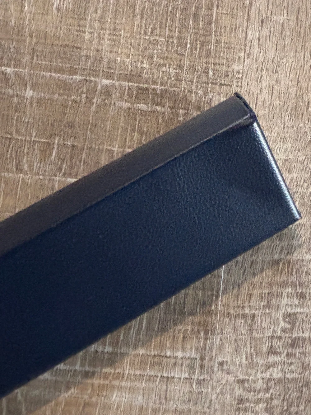 Warby Parker Glasses Case Midnight Navy Faux Leather Eyewear Sunglasses Travel
